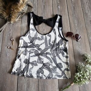 Bow print tanktop‎